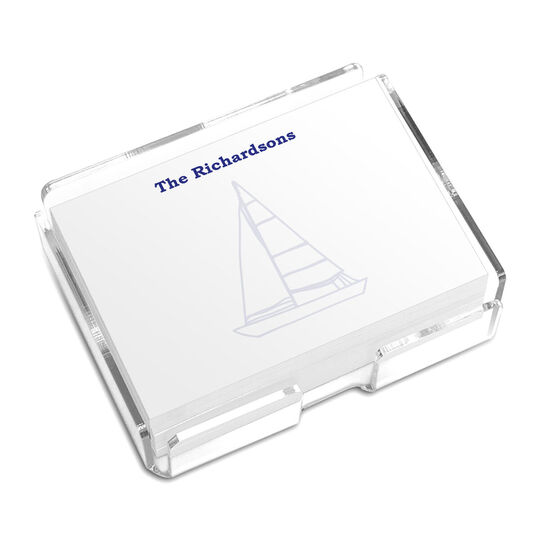 Screened Sailboat 4x3 Post-it® Notes