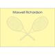 Screened Tennis Racquets 4x3 Post-it® Notes Image 3 of 4