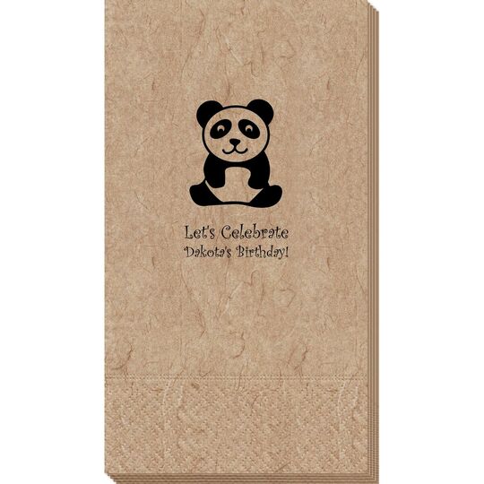 Panda Bear Bali Guest Towels