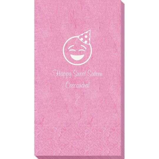 Party Hat Emoji Bali Guest Towels