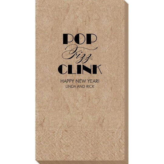 Pop Fizz Clink Bali Guest Towels