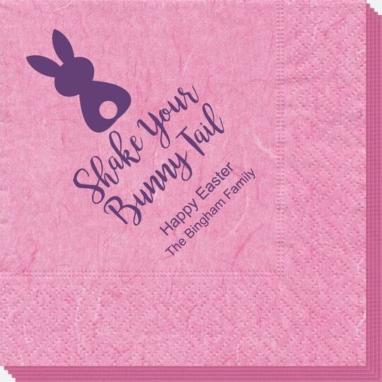 Shake Your Bunny Tail Bali Napkins