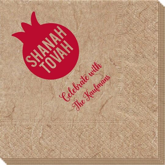 Shanah Tovah Pomegranate Bali Napkins