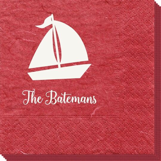 Sailboat Silhouette Bali Napkins