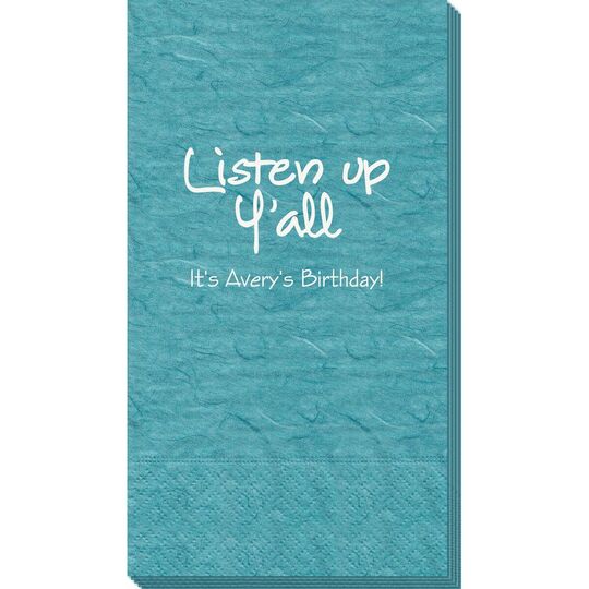 Studio Listen Up Y'All Bali Guest Towels