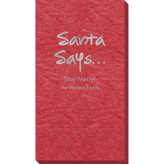 Studio Santa Says Bali Guest Towels