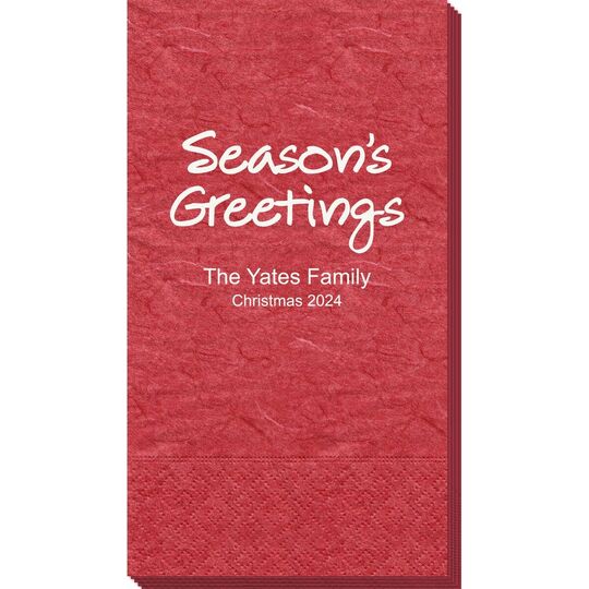 Studio Season's Greetings Bali Guest Towels