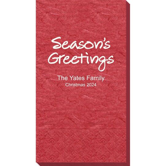 Studio Season's Greetings Bali Guest Towels