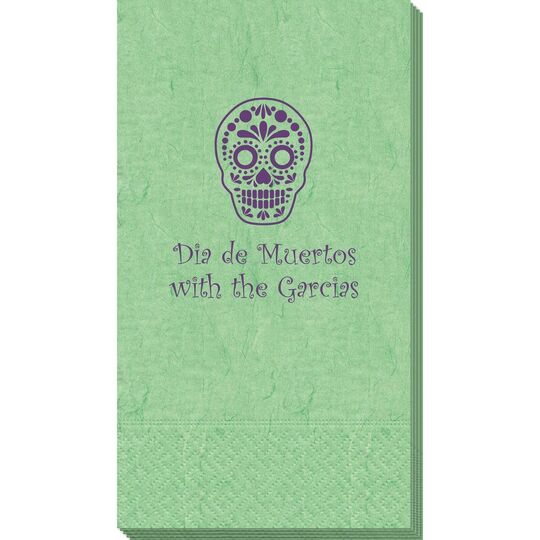 Sugar Skull Bali Guest Towels