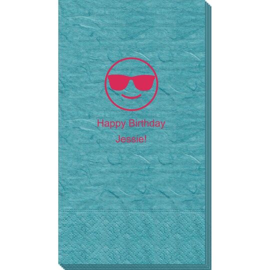 Sunglasses Emoji Bali Guest Towels