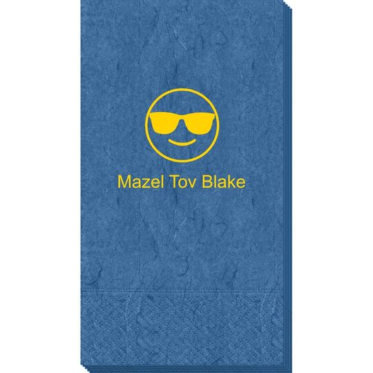 Sunglasses Emoji Bali Guest Towels