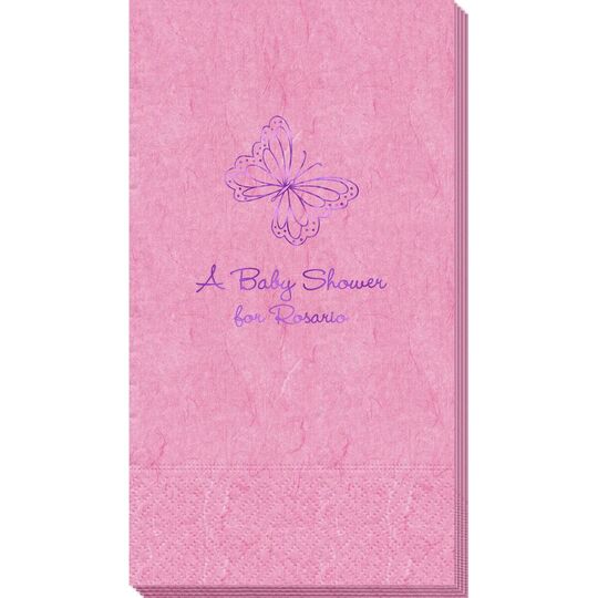 Sweet Butterfly Bali Guest Towels