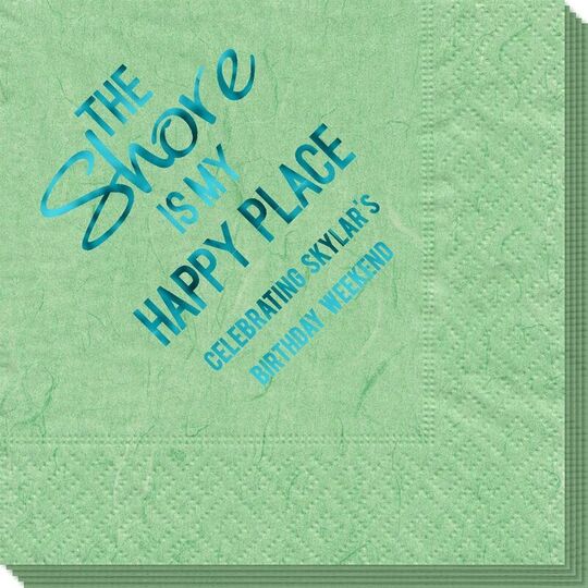 The Shore Is My Happy Place Bali Napkins