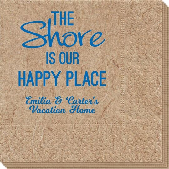 The Shore Is Our Happy Place Bali Napkins
