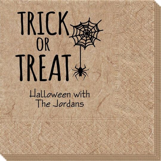 Trick or Treat Spider Bali Napkins