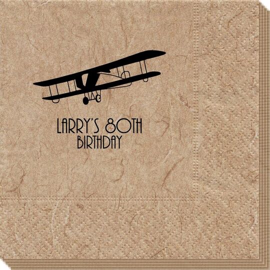 Vintage Plane Bali Napkins