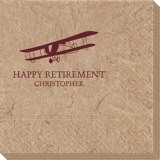 Vintage Plane Bali Napkins