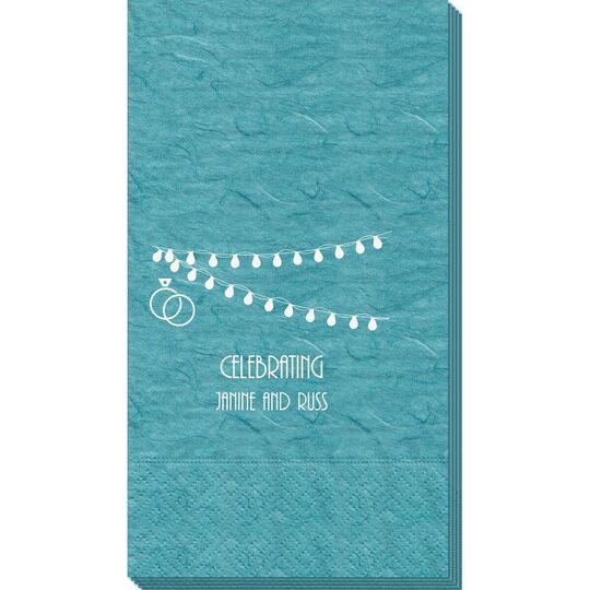 Wedding String Lights Bali Guest Towels