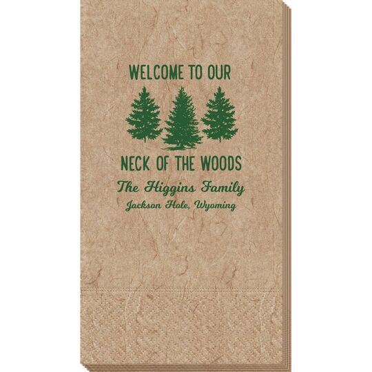 Welcome To Our Neck Of The Woods Bali Guest Towels