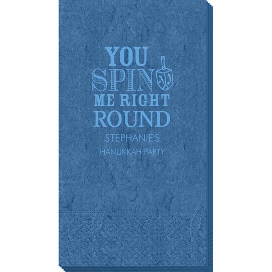 You Spin Me Right Round Bali Guest Towels