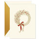 Harvest Wreath Folded Holiday Cards - Raised Ink Image 1 of 3