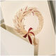 Harvest Wreath Folded Holiday Cards - Raised Ink Image 2 of 3
