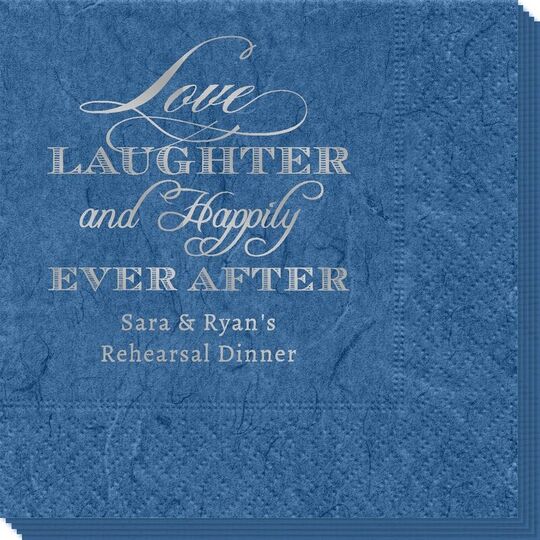 Love Laughter Ever After Bali Napkins