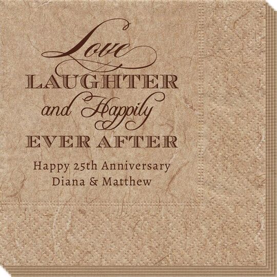 Love Laughter Ever After Bali Napkins