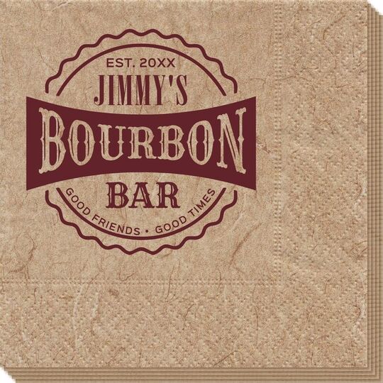 Good Friends Good Times Bourbon Bar Bali Napkins