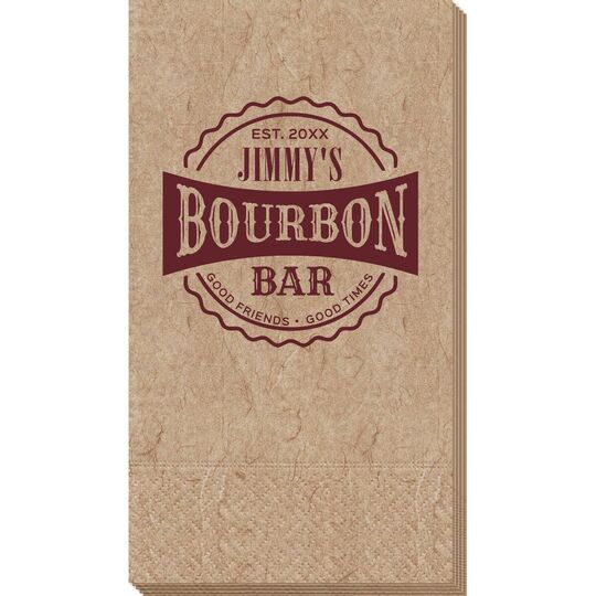 Good Friends Good Times Bourbon Bar Bali Guest Towels