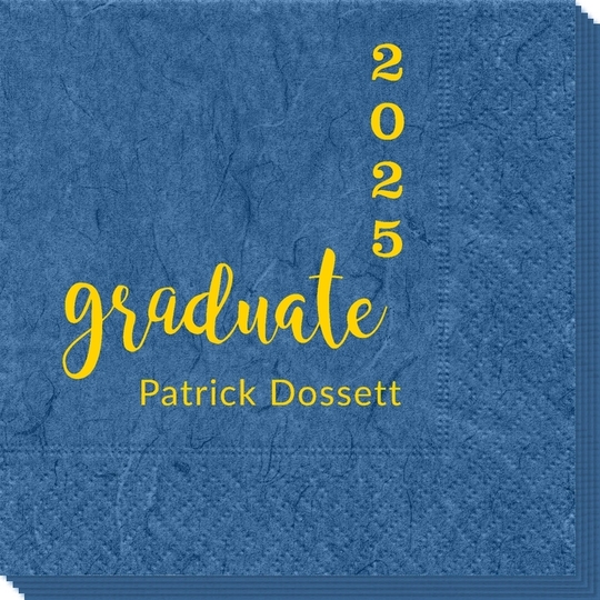 Graduate and Year Graduation Bali Napkins