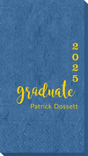 Graduate and Year Graduation Bali Guest Towels