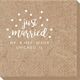Confetti Dots Just Married Bali Napkins Image 1 of 2