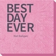 Bold Best Day Ever Bali Napkins Image 2 of 6