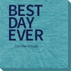 Bold Best Day Ever Bali Napkins Image 5 of 6
