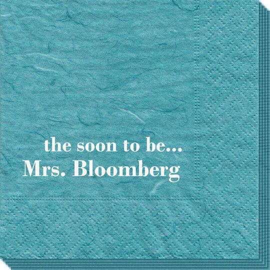 Soon to be Mrs Bali Napkins