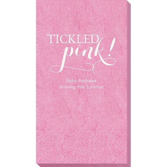 Tickled Pink Bali Guest Towels