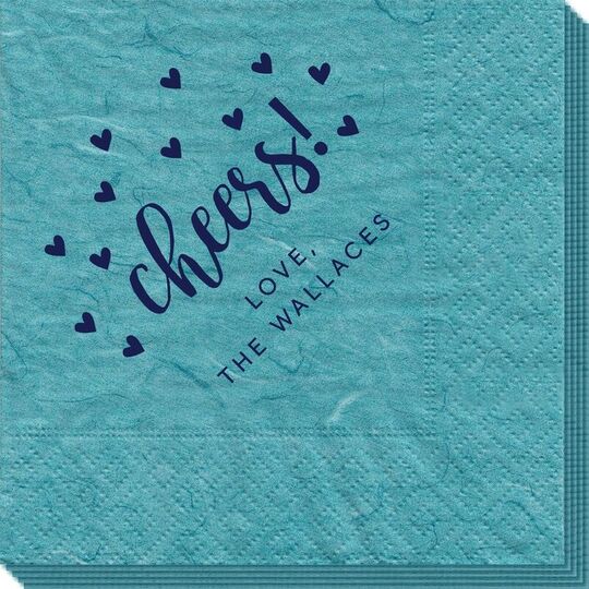 Confetti Hearts Cheers Bali Napkins
