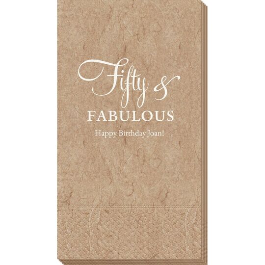 Fifty & Fabulous Bali Guest Towels