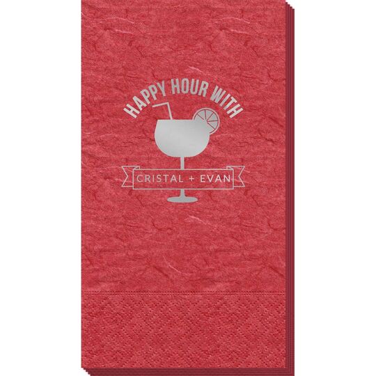 Happy Hour Margarita Bali Guest Towels