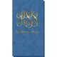 Large Script Monogram with Text Bali Guest Towels Image 1 of 3