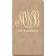 Large Script Monogram with Text Bali Guest Towels Image 2 of 3