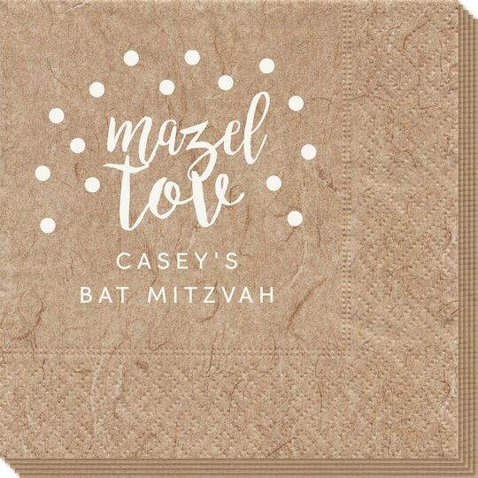 Confetti Mazel Tov Bali Napkins