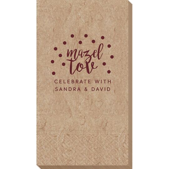Confetti Mazel Tov Bali Guest Towels