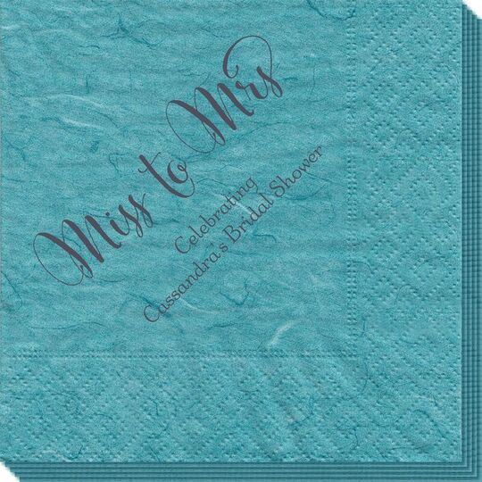 Miss To Mrs Bali Napkins