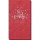 Confetti Dots Let's Party Bali Guest Towels Image 1 of 5