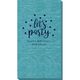 Confetti Dots Let's Party Bali Guest Towels Image 5 of 5