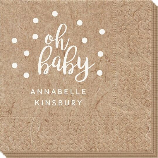 Confetti Dots Oh Baby Bali Napkins