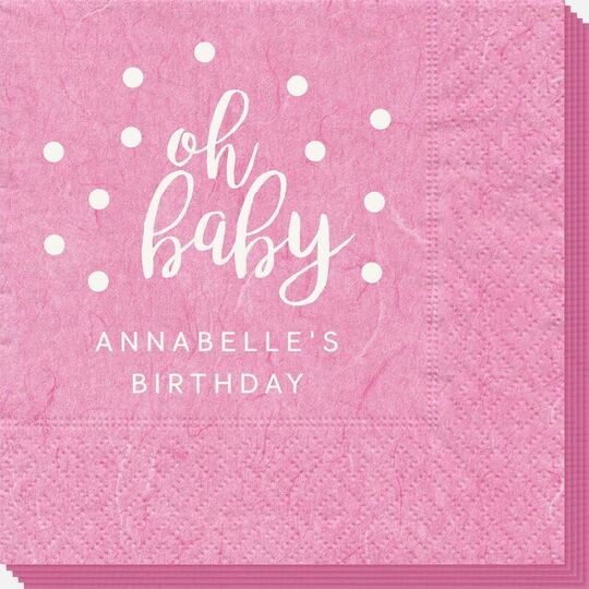 Confetti Dots Oh Baby Bali Napkins