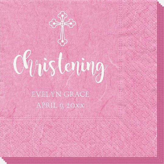 Ornate Celtic Cross Bali Napkins